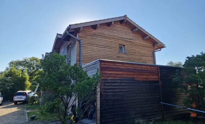 Dégrisage de façade en bois à Labenne, Dax, HN Rénovation